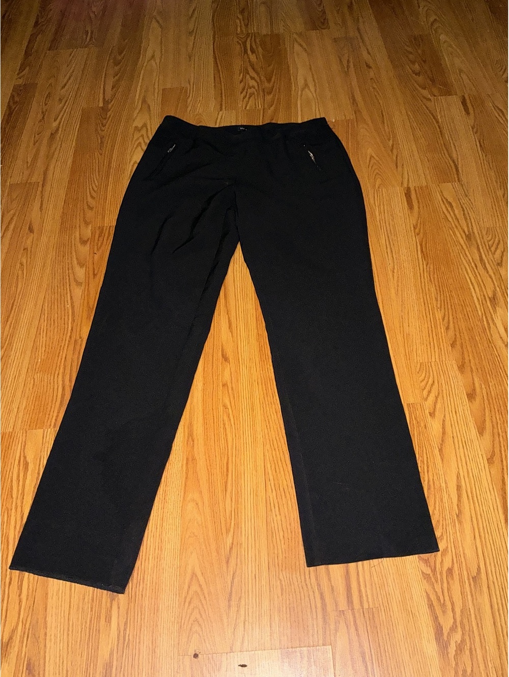 Zac & Rachel Black Dress Pants with Zipper Pockets